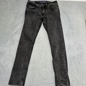 Flying Machine Jeans Men 32 Blue Label Slim Tapered Michael Italy Actual‎ 30x30